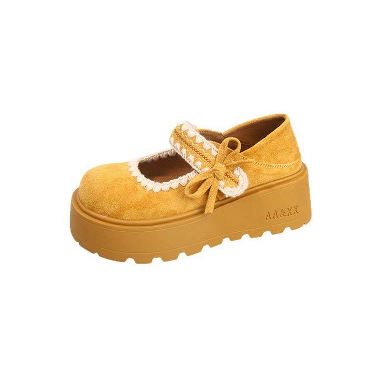 森系复古蝴蝶结厚底勃肯鞋女2026年新款时尚百搭浅口一脚蹬单鞋,淘宝优惠券,粉丝福利购,淘宝优惠卷