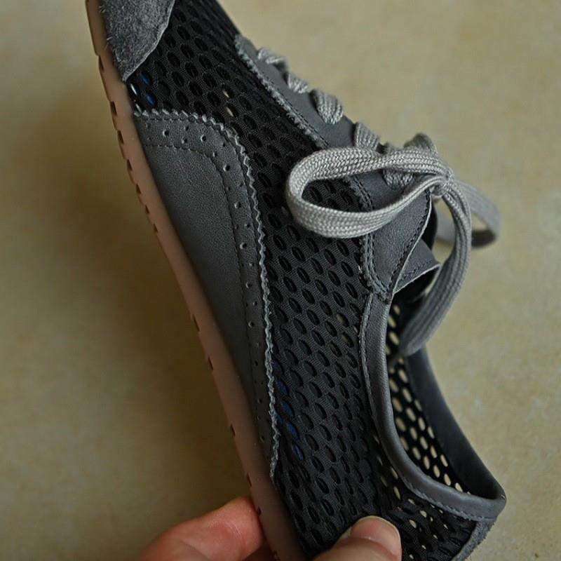 自留版透气网眼网面休闲鞋女平底鞋 2026新款夏季凉鞋德训鞋女,淘宝优惠券,粉丝福利购,淘宝优惠卷