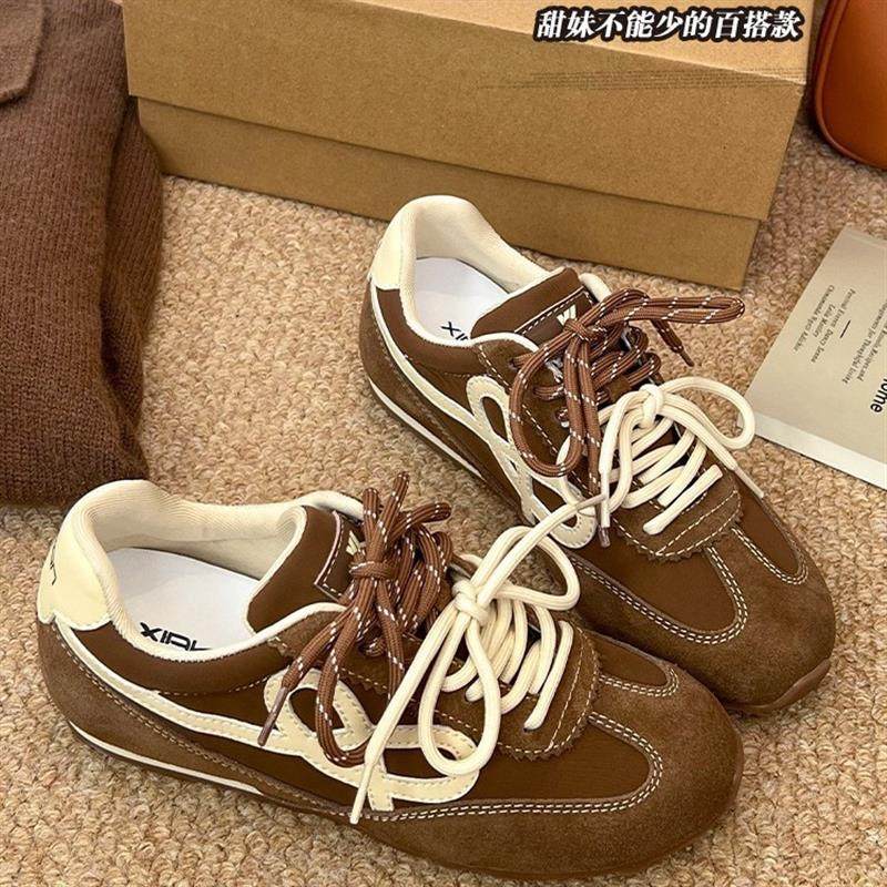 董璇同款2026秋新款复古流心糖歪头德训阿甘鞋内增高运动休闲板鞋,淘宝优惠券,粉丝福利购,淘宝优惠卷