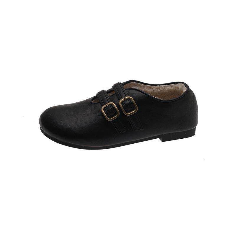 法式丑萌复古加绒保暖平底勃肯鞋女款2026新款冬季英伦风加厚棉鞋,淘宝优惠券,粉丝福利购,淘宝优惠卷