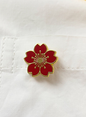 樱花胸针配饰学院风jk别针饰品