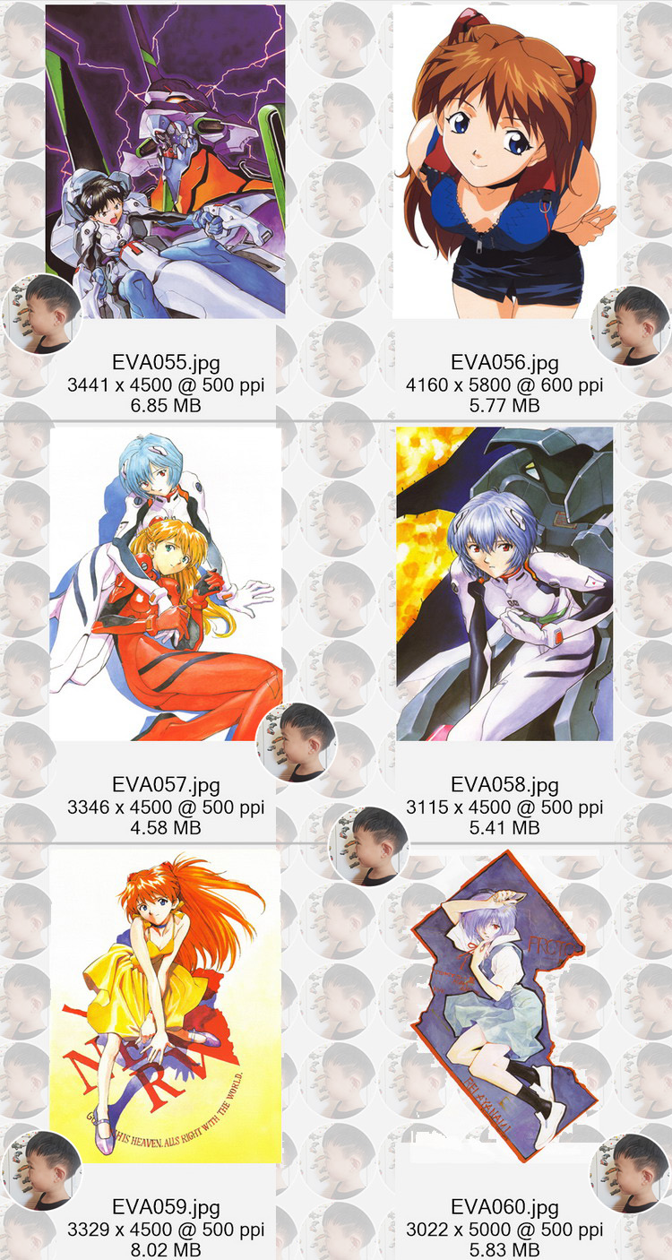 新世纪福音战士EVA高清4K8K海报插画手机壁纸JPG图片装饰画素材 - 图2