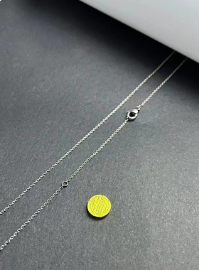 纯钛锁骨链十字链女士防过敏