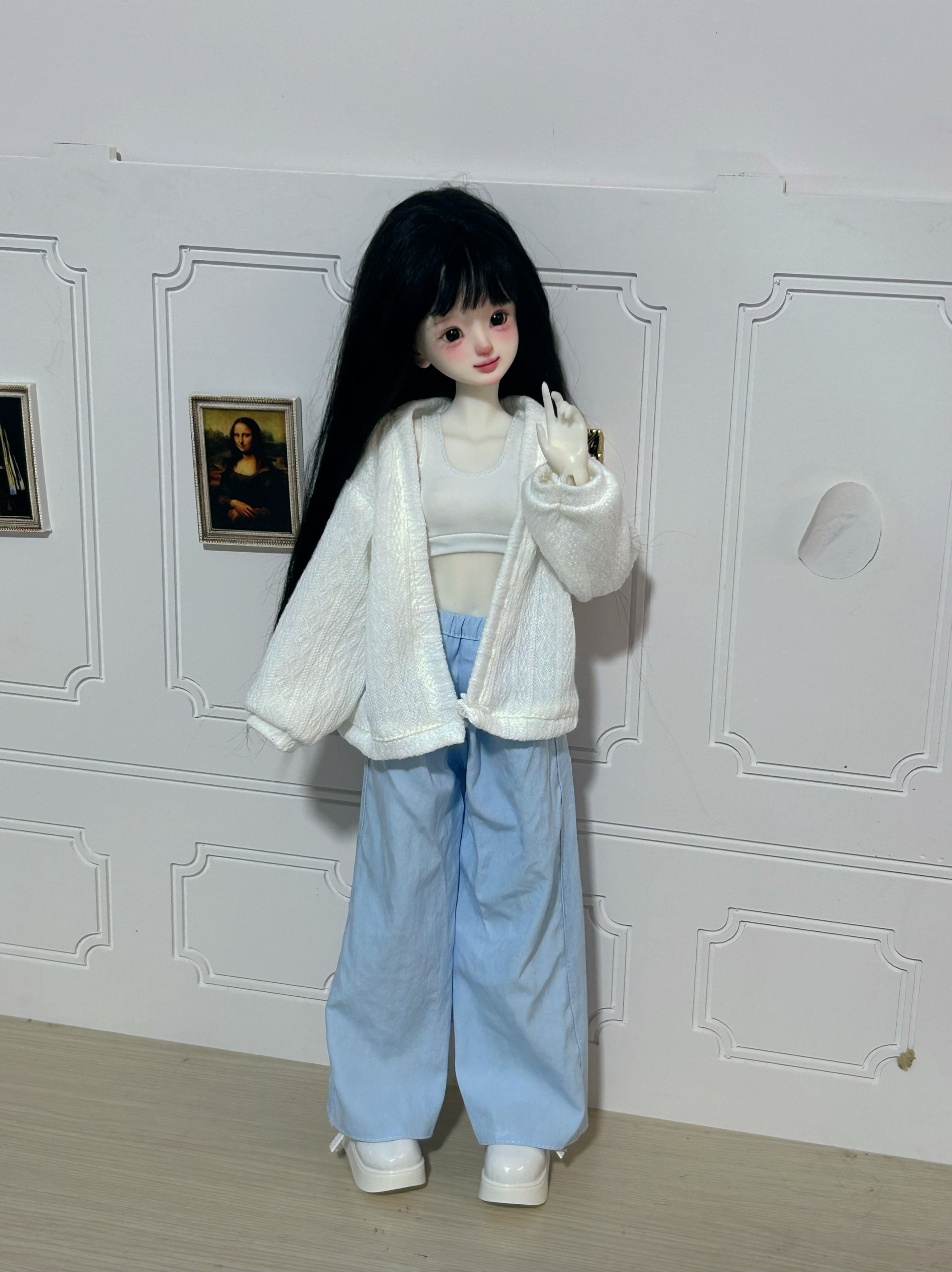 bjd4分娃衣套装外套开衫背心山本裤四分娃娃衣服上衣休闲裤4/1,淘宝优惠券,粉丝福利购,淘宝优惠卷