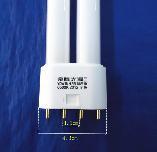 H型四平针节能灯管 PL-L/T5-18W24W36W40W55W 三基色H形 - 图1