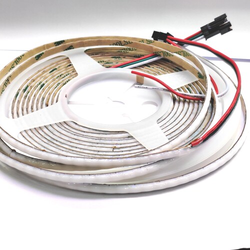 COB幻彩5mm软灯带24V智能12mm720灯12V10mm多彩5V全彩流水LED灯条 - 图2