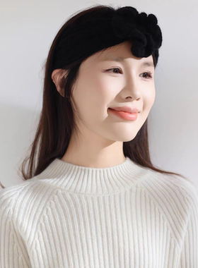 秋冬100%纯山羊绒围巾女保暖脖套护颈高领毛衣假领子假衣领小围脖