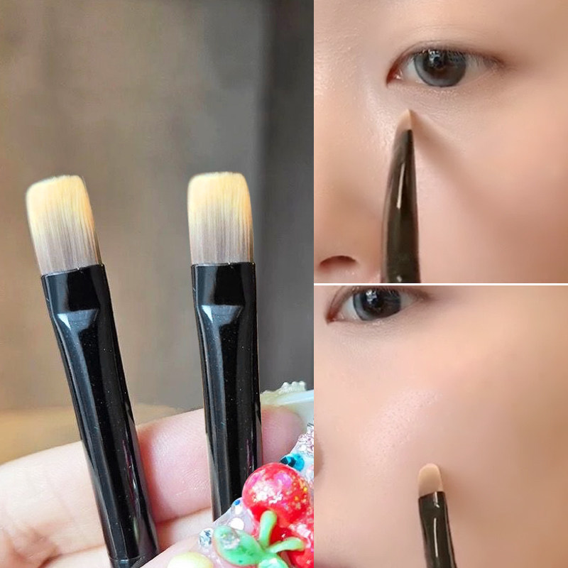 T遮瑕刷/舌型A1pq808-舌型化妆刷扁头细节遮盖脸部眼圈美妆工具,淘宝优惠券,粉丝福利购,淘宝优惠卷