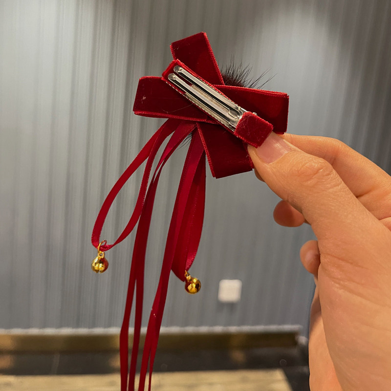 新年儿童古风蝴蝶结飘带发夹可爱宝宝国风头发饰女孩过年汉服配饰,淘宝优惠券,粉丝福利购,淘宝优惠卷