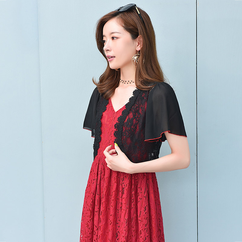 小披肩夏季搭配百搭短款吊带裙子 mfaithful短外套