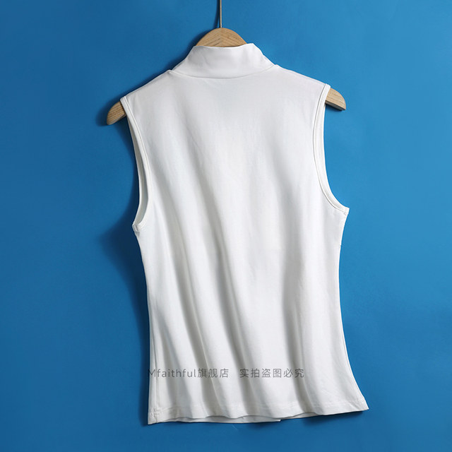 Hanfu fake collar 2024 ດູໃບໄມ້ລົ່ນ vest sleeveless ສໍາລັບແມ່ຍິງດູໃບໄມ້ລົ່ນ