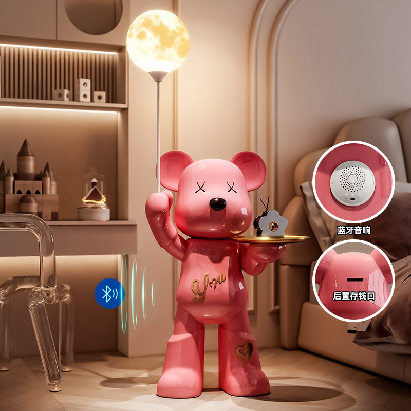 网红暴力熊客厅大型落地摆件电视柜装饰品高端大气上档次存钱罐,淘宝优惠券,粉丝福利购,淘宝优惠卷