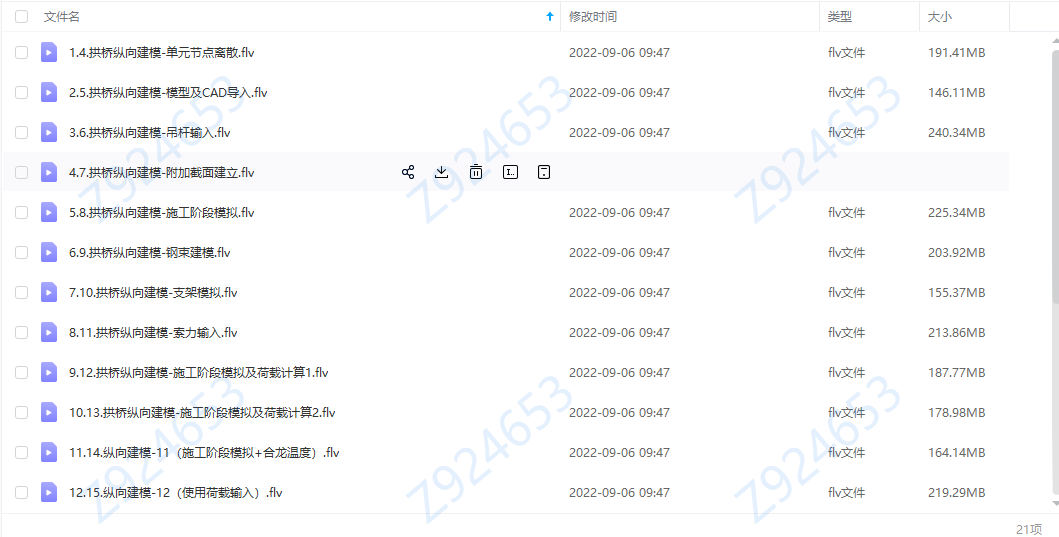 ZLLQ02钢管拱桥系杆拱桥桥博Midas建模 中横梁端横梁 行车道板 - 图1