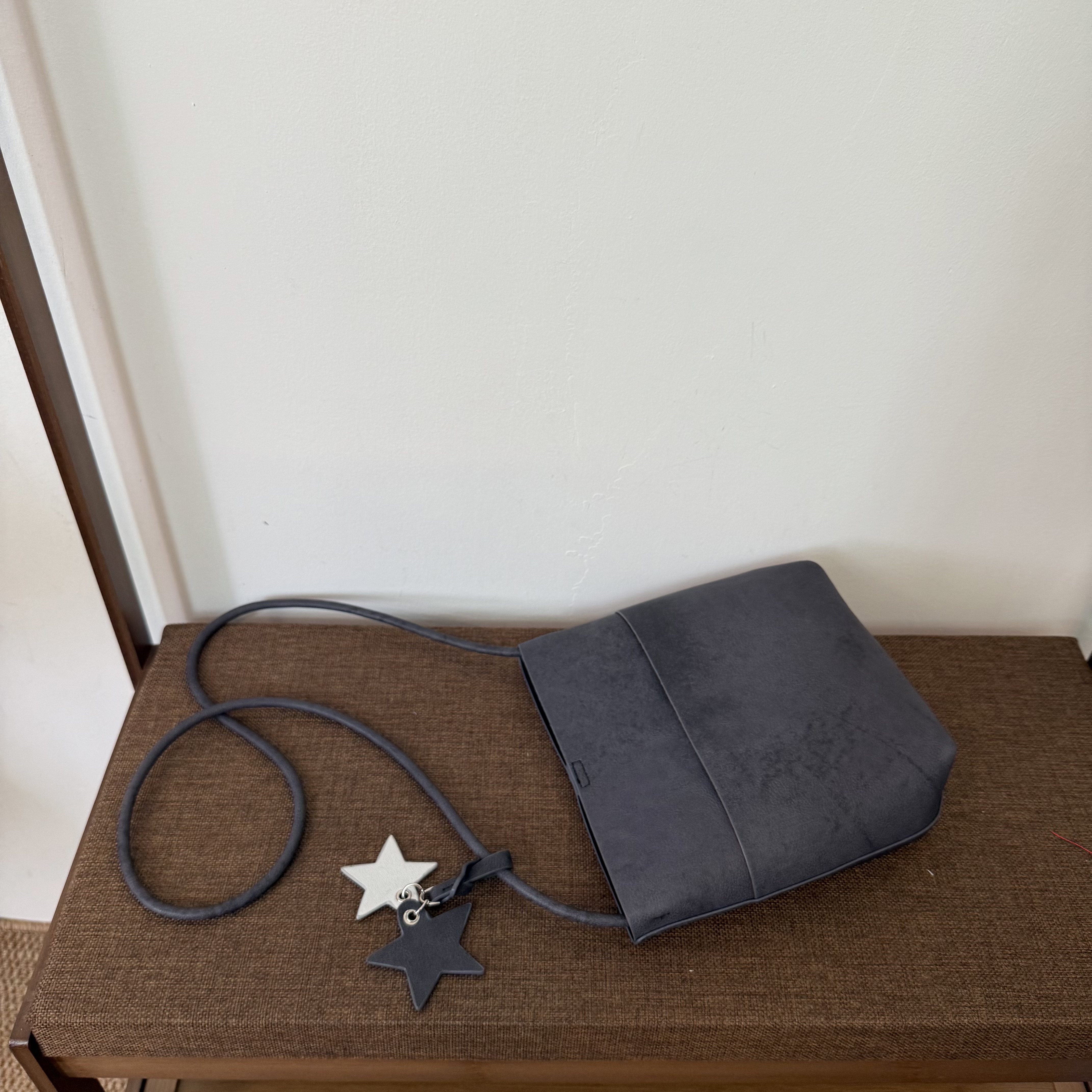 Ins style fashionable niche suede shoulder crossbody bag