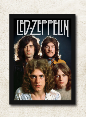 LedZeppelin齐柏林飞艇带框海报