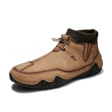 Спортивный верблюд Catal подлинные 2023 Spring Men Sports Casual Leather Shoes High British 46 больших размеров дикие туфли