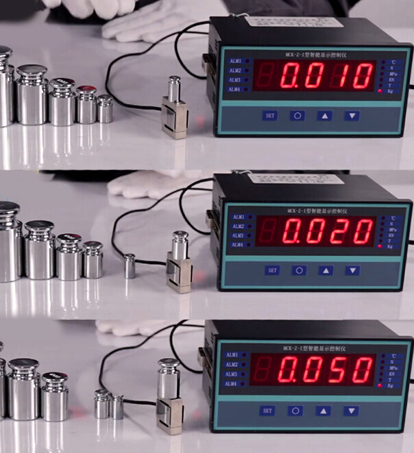 JLBS-M2高精准度微型拉压力传感器称重显示测量1kg2kg5kg10kg50kg - 图0