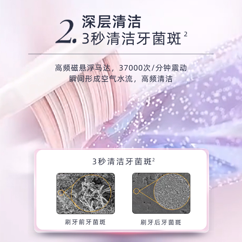 【年货好礼】高露洁悦光电动软毛牙刷亮白护龈情侣官方旗舰店