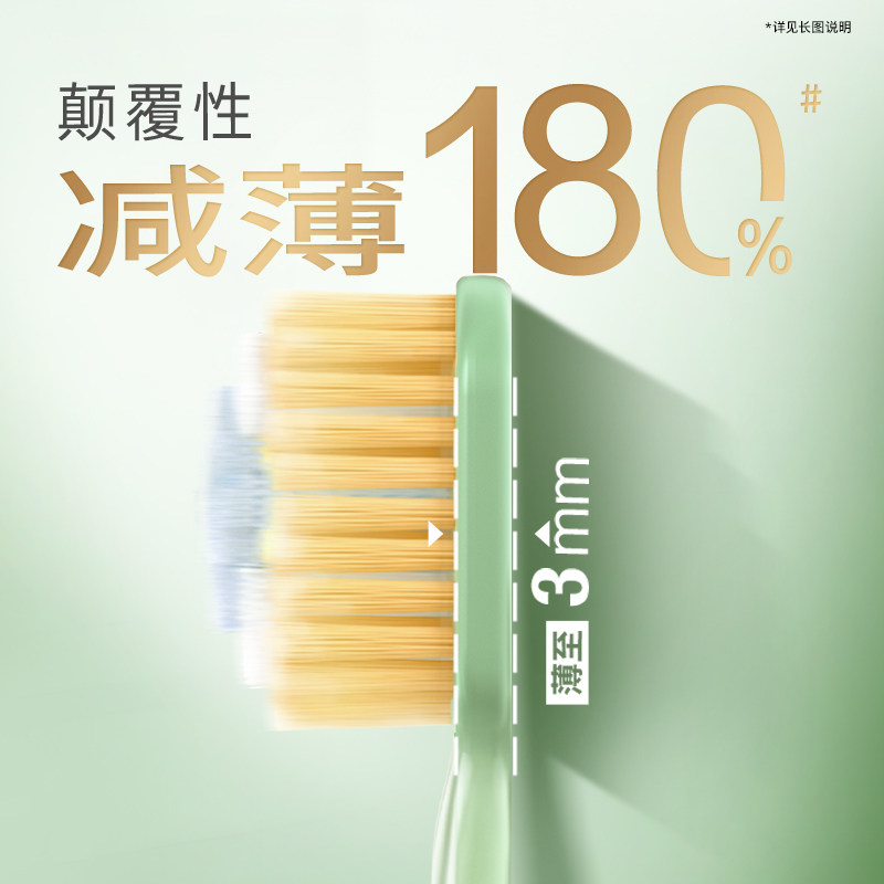 高露洁宽头软毛牙刷深洁牙菌斑护龈宽薄成人情侣男女家庭通用正品