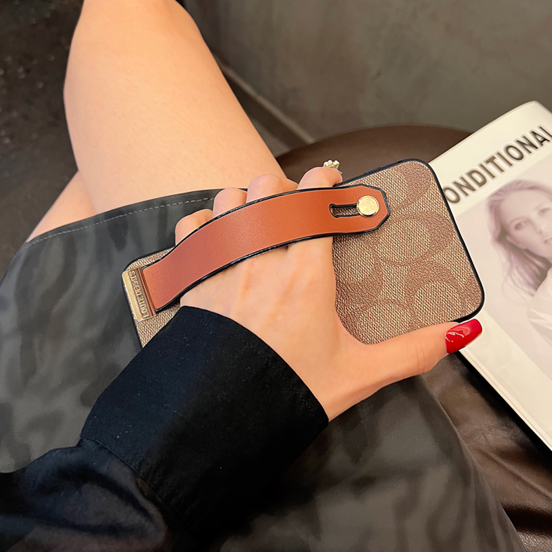 荣耀magic7手机壳6pro复古风腕带可支架保护套手提皮MAGIC5PRO外壳挂脖3至臻版挂绳女欧美4硅胶套包适用于