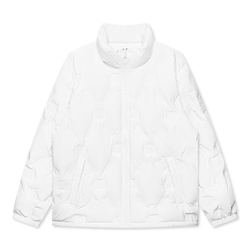 GXG男装商场专柜白色羽绒服潮时尚立领压花冬季新品 GD1111156I