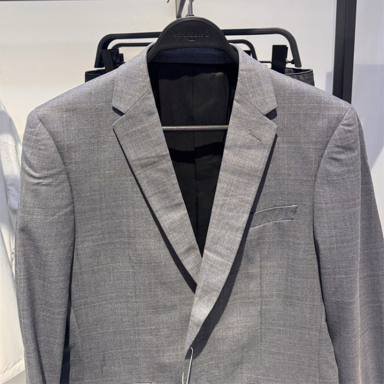 GXG男装 烟灰通勤通勤套西西装春季专柜热销 正装系列GEX11323004
