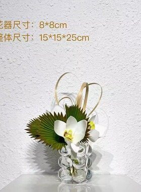 迦南样板房售楼处酒店洽谈桌卫生间床头柜小孩房家居饰品仿真花艺