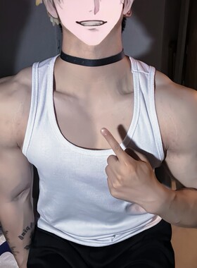 男生项圈体育生1S肌肉猛攻0M颈环颈带健身舞蹈运动臂环网红choker