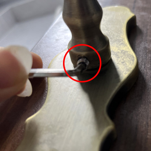 房门锁配件螺丝尖头内六角6*8把手执手锁维修锁具玻璃门扶手扳手 - 图1