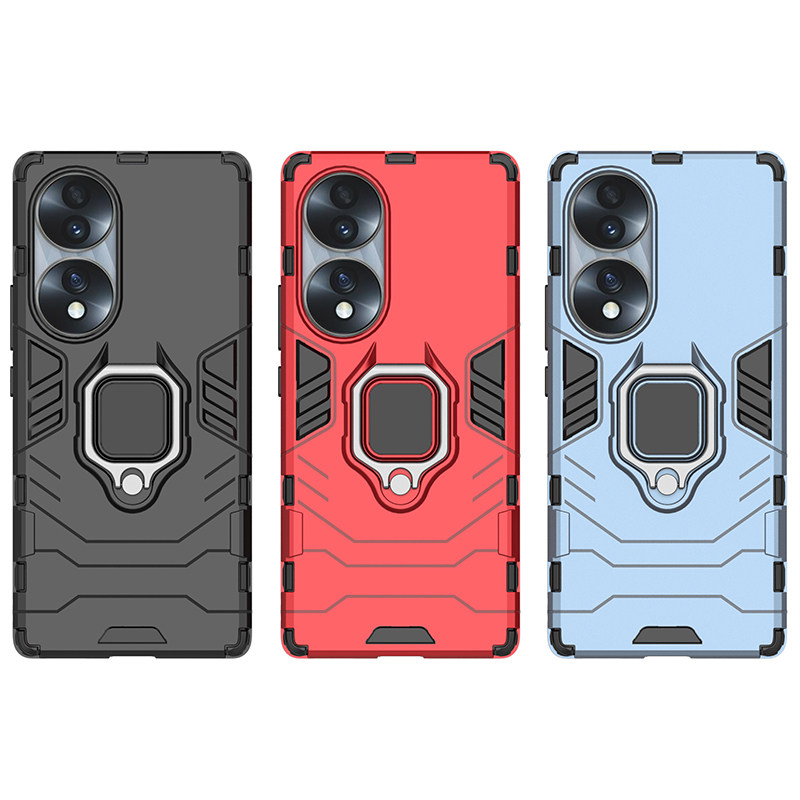 Suitable for Honor 70 mobile phone case Huawei 70pro+ car magnetic suction with magnet ring holder honor70por frame silicone pc back panel anti-fall and explosion-proof