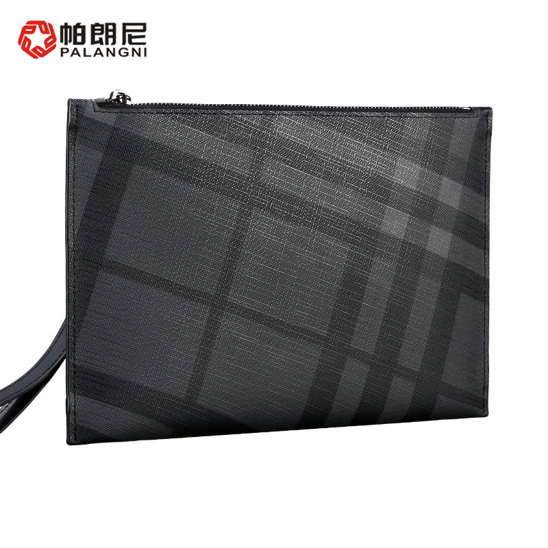 2020新款男士真皮薄款手拿包手拎包 帕朗尼箱包男士包袋