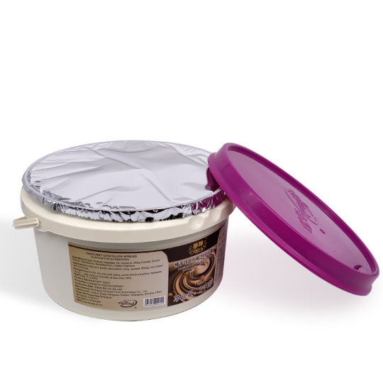 海融蒂娜榛子巧克力酱3kg 西点烘焙面包蛋糕甜品涂抹装饰夹心注馅