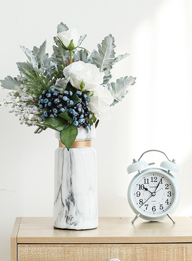 欧美爆品水转印大理石花瓶