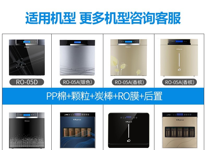 汇纳海适配沁园净水器模块滤芯RO-05A R5-01a/01E RU-05D UF/504a - 图0
