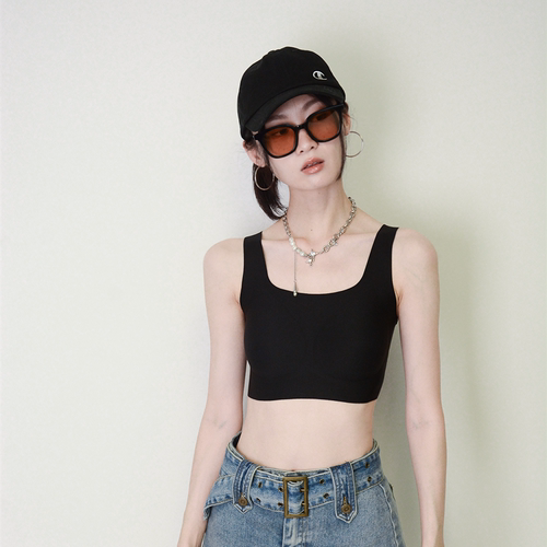 隐形王者超薄款！！内衣女夏季特调深肤色不透无痕背心式文胸美背 - 图3