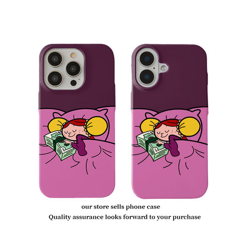 壳壳大世界小众钱多多公主适用苹果15promax手机壳iPhone14新款13磁吸12菲林二合一防摔11全包16plus高级感女 - 图1