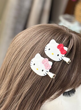 凯蒂猫无痕发夹女减龄洗脸化妆夹