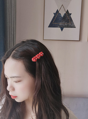 星星云朵少女心软萌风卡通一字夹