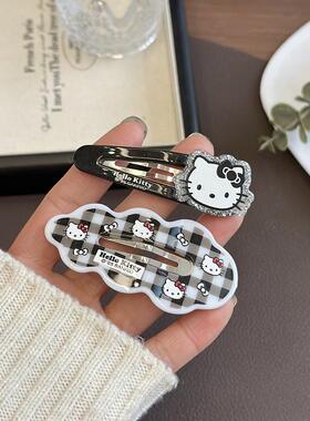 HelloKitty闪粉BB夹可爱刘海发夹