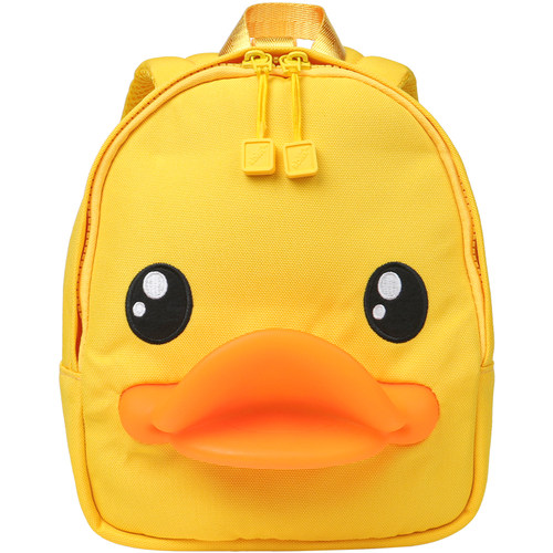 B.Duck小黄鸭儿童双肩包牵引绳可爱幼儿防走失宝宝小书包轻盈背包 - 图3