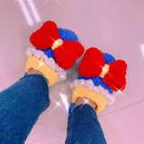 Тапочки для принцессы, крючок для вязания, плетеный набор материалов ручной работы подходит для мужчин и женщин для друга, «сделай сам»