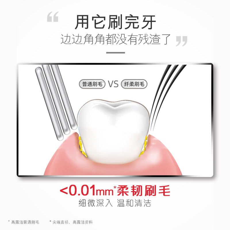 高露洁纤柔备长炭细毛软毛牙刷减少细菌清洁口腔家庭官方旗舰正品,淘宝优惠券,粉丝福利购,淘宝优惠卷