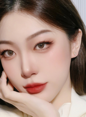 迷你爱心锆石小耳钉女小巧精致