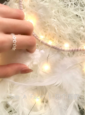 小众设计食指戒指女个性冷淡风