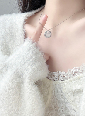 平安锁项链轻奢高级感生日礼物