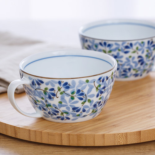 陶趣居 日本光峰陶瓷杯茶杯 日式咖啡杯马克水杯釉下彩喝茶的杯子 - 图3