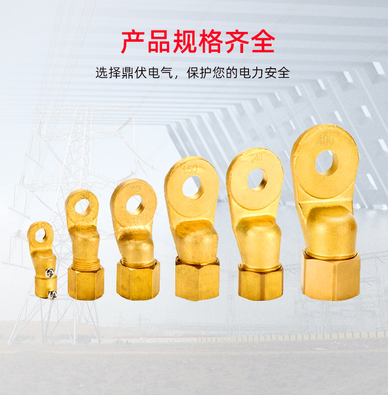 浙江鼎伏电气有限公司BTTZ矿物质电缆专用铜鼻子防火电缆接线端子,淘宝优惠券,粉丝福利购,淘宝优惠卷