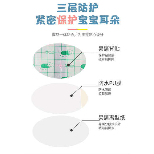 防水耳贴成人耳套洗澡耳罩婴儿洗头耳朵防进水神器儿童游泳护耳贴