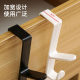Long row of hooks behind the door bags and racks ins dormitory collection