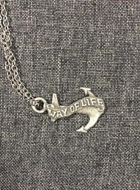 吊坠原创设计老鹰胸针海锚坠项链